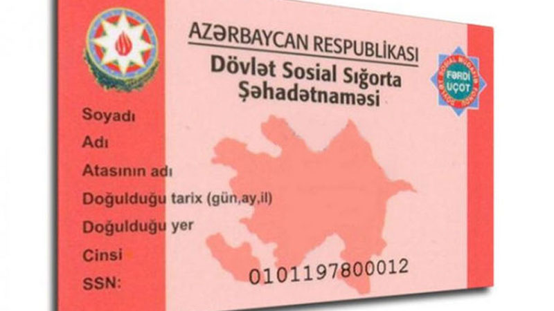 Sosial sığorta kartları ləğv edilir | DSMF kartı | sosial sığorta kartı
